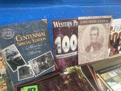 Quantity of John Deere and misc. calendars, misc journals and 1000 piece jigsaw puzzle