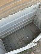 Rubbermaid yard tool storage 55”W x 24”D x 36”T