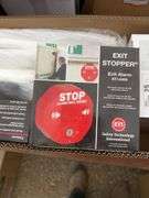400 of disposable aprons, hard hat mounted ear muffs, 2 bags of size Large rubber coated gloves,