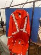 2 Orange 3M Flame resistant coveralls size 50T