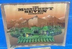 John Deere unframed print - 50 series combines - The Magnificent Seven Combines