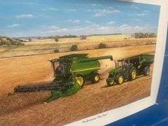 John Deere unframed print #2911/6000 with Certificate of Authenticity - 25 1/2" x 18 1/2"