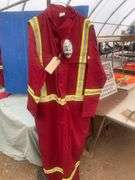 Red 3M Flame resistant coveralls size 60R