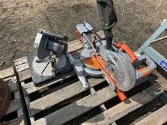 Terratek mitre saw - condition unknown, B&D compound mitre saw - condition unknown