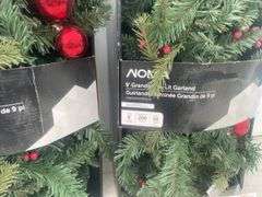 Unused - 2 - 9' Christmas pre-lit garland