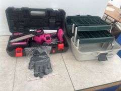 Zeeksaw kit in working condition and an empty tackle box