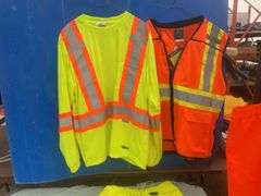 Quantity of 2XL safety wear - including overalls, vests, etc.
