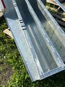 Galvanized metal shelf 44”H x 60” W