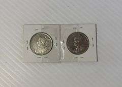 1918 & 1919 - Both Silver Half-Dollars