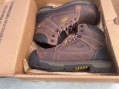 Steel toed safety boots size 10