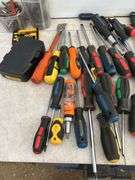 Large quantity of screwdrivers etc.