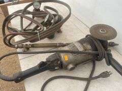 Black and Decker angle grinder, oxy/acetylene cutting torch comes with dual gauges