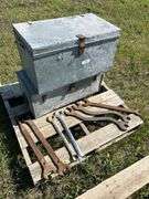 Toolboxes c/w vintage wrenches