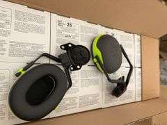 2 cases of Peltor Hard hat mounted ear muffs