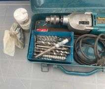 Makita hammerdrill and masonary bits - working condition