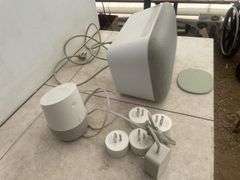 Google Home Max  System- comes with 4 outlet controlers - owner says working
