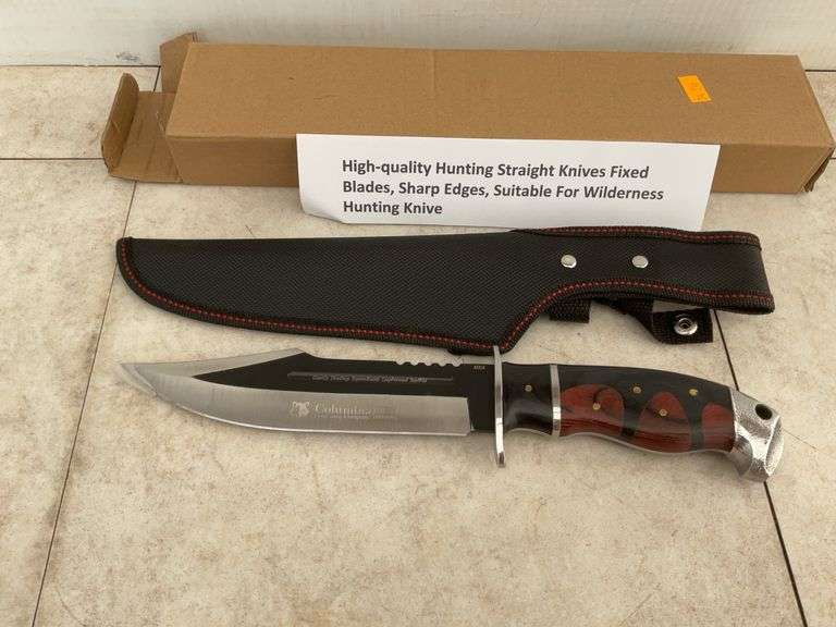 Columbia hunting knife comes with case