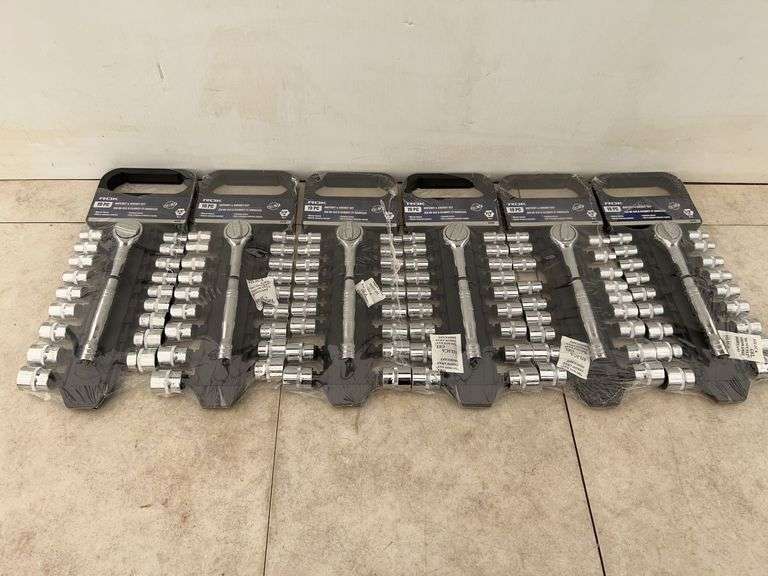 6 Socket sets 3/8”dr