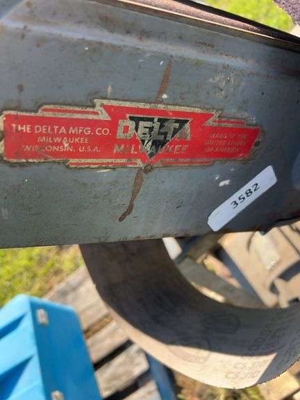 Delta belt sander believed to be 6”x48” - condition unknown