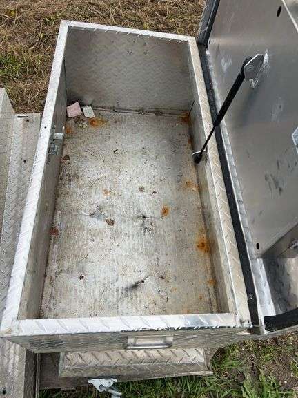 3 of truck tool boxes - side mount approx 15”x48” NO KEYS