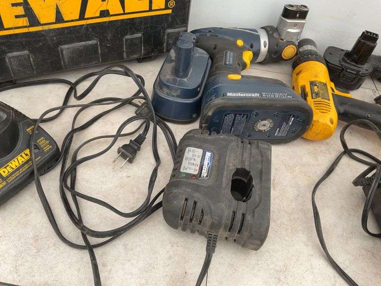 Quantity of miscellaneous cordless tools - condition unknown