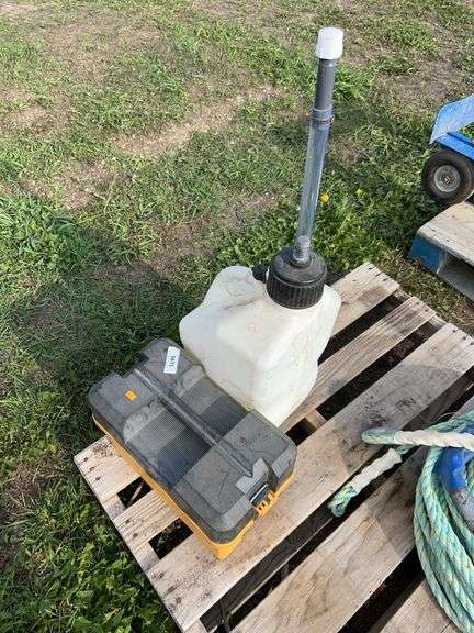 Tool box & fuel jug