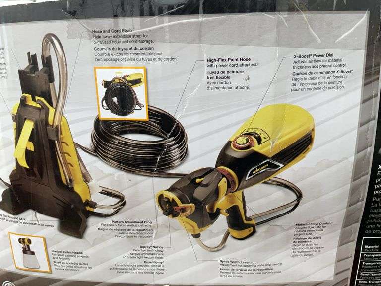 Wagner flexio 990 paint sprayer owner says only used once, condition unknown