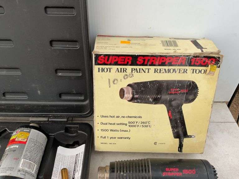 Working self lighting propane torch, a working heat gun