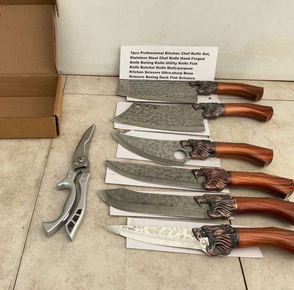 7 piece Professional Kitchen Chef Knife Set