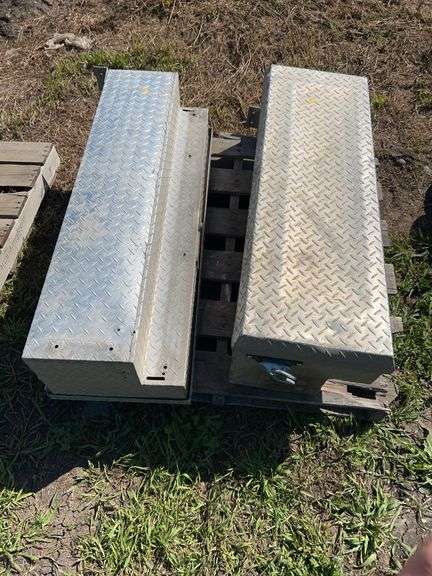 3 of truck tool boxes - side mount approx 15”x48” NO KEYS