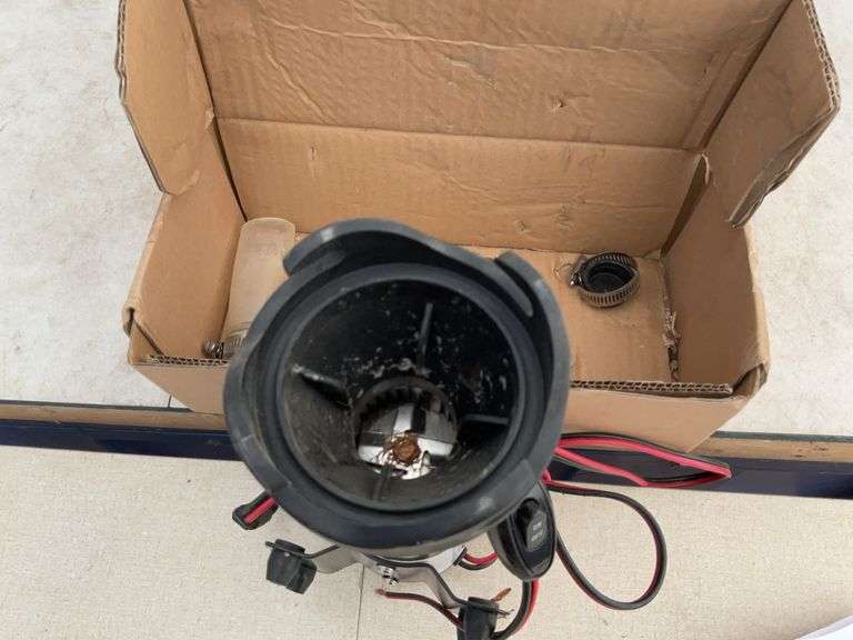 Portable RV waste pump self priming macerator - owner says only used once