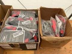 8 of Universal 2pt harness XL, 8 of shock absorbing lanyards 6ft