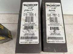 Front and rear Monroe brake pads for 79 to 86 Chevy 2500
