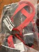 6 of Universal 2pt harness XL, 6 of shock absorbing lanyards 6ft & stationary beam clamp