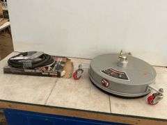 15"surface cleaner, and a Ram-air pneumatic sand blaster gun