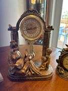 OFFSITE MELFORT: Cabinet bathroom (12x19x6.5 inches)2 mantel clocks