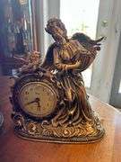 OFFSITE MELFORT: Cabinet bathroom (12x19x6.5 inches)2 mantel clocks