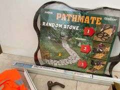 3 of 30" wind socks, quantity of 3" air nailer nails, electric stapler, nail puller, pathmate, etc.