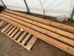24 pieces 12' long V joint lumber, 3" wide