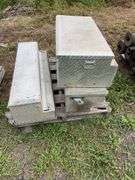 3 of truck tool boxes - side mount approx 15”x48” NO KEYS