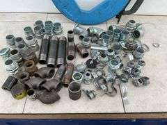 Electrical tape-pak 1/8 x 100‘, a quantity of electrical fittings