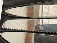 8 piece Chef Knife Set with roll bag and sharpening stick