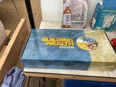 Vacuum pump runs but condition unknown, 12V auto coffee maker,  metal rifle target, Russ Whitney bui