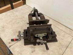 6" cross slide drill press vise.