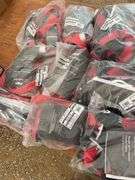 6 of Universal 2pt harness XL, 6 of shock absorbing lanyards 6ft & stationary beam clamp