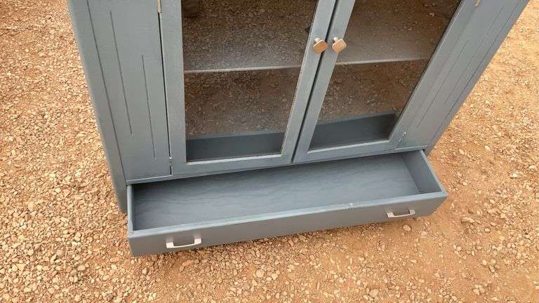 Vintage China Cabinet 44"WX18DX41"H