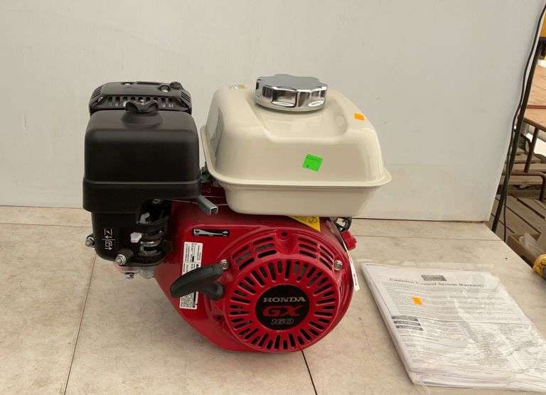Unused Honda GX 160,  5 1/2 hp gas engines