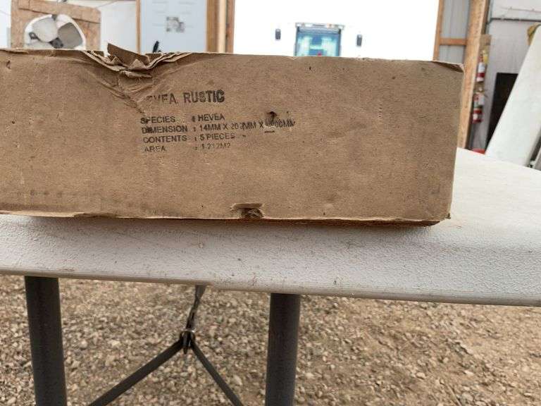 2 bundles of flooring.