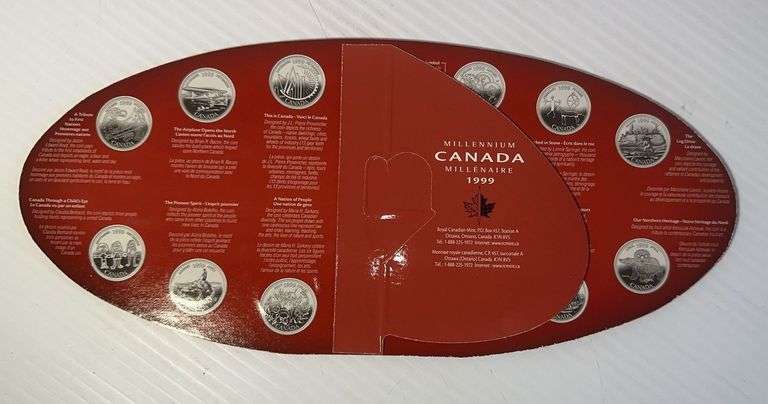 Millennium Canada 1999 Quarter Set