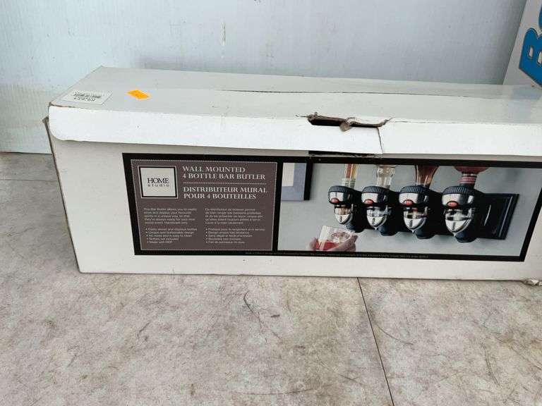 Bar Genie and a wall mounted 4  bottle bar butler